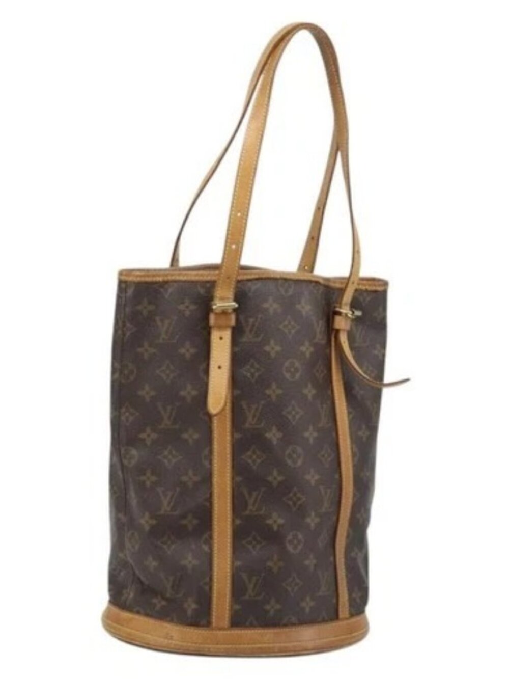 LOUIS VUITTON Monogram Bucket GM Shoulder Bag M42236 LV Auth ARZ501